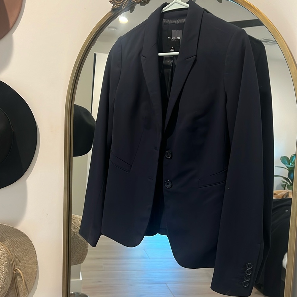 The Limited Navy Blue Blazor